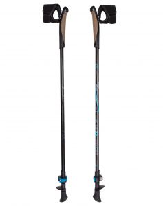 Vaikščiojimo lazdos Ternua Walking Pole - juoda, mėlyna
