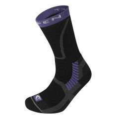 Moteriškos žygio kojinės kojinės Lorpen T3MME – juodos/purpurinės