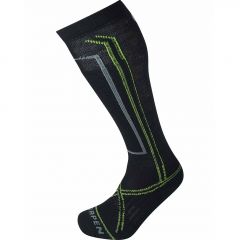 Unisex slidinėjimo kojinės Lorpen T2 SKI MERINO ECO Black