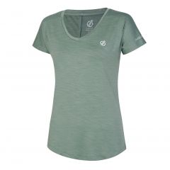 Moteriški marškinėliai Dare 2b Vigilant - žali