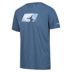 Vyriški marškinėliai Regatta Fingal VII - mėlyni