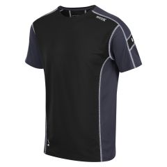 Vyriški marškinėliai Regatta Virda III - juoda