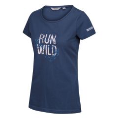 Moteriški marškinėliai Regatta Breezed - mėlyna
