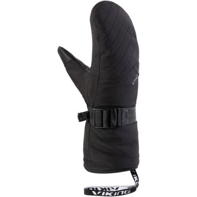 Moteriškos kumštinės slidinėjimo pirštinės Viking Espada Mitten - juoda