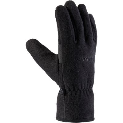 Unisex daugiafunkcinės flisinės pirštinės Viking Comfort - juoda