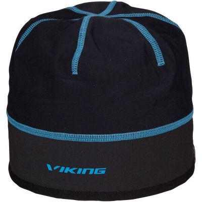 Neperpučiama kepurė Viking Palmer Gore Windstopper - juoda, mėlyna