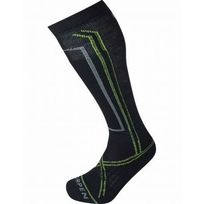 Unisex slidinėjimo kojinės Lorpen T2 SKI MERINO ECO Black