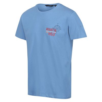 Vyriški marškinėliai Regatta Cline VII - mėlyni
