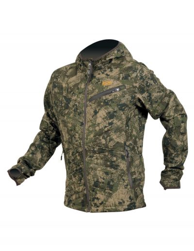 Kamufliažinis džemperis/striukė HART IBICE HOODIE Hybrid - Pixel Forest