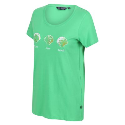 Moteriški marškinėliai Regatta Filandra VI - žalia